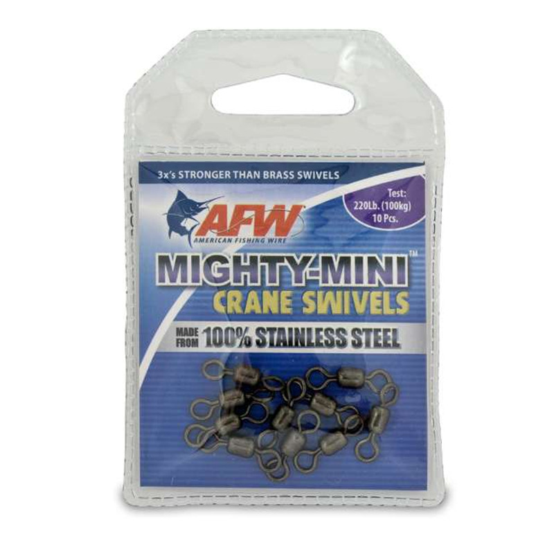 American Fishing Wire Mighty Mini Crane Swivels - TaclkeDirect