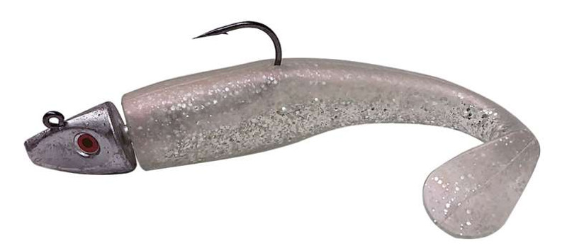 Al Gags Whip-It Fish Lure 3oz - Pearl Silver - TackleDirect