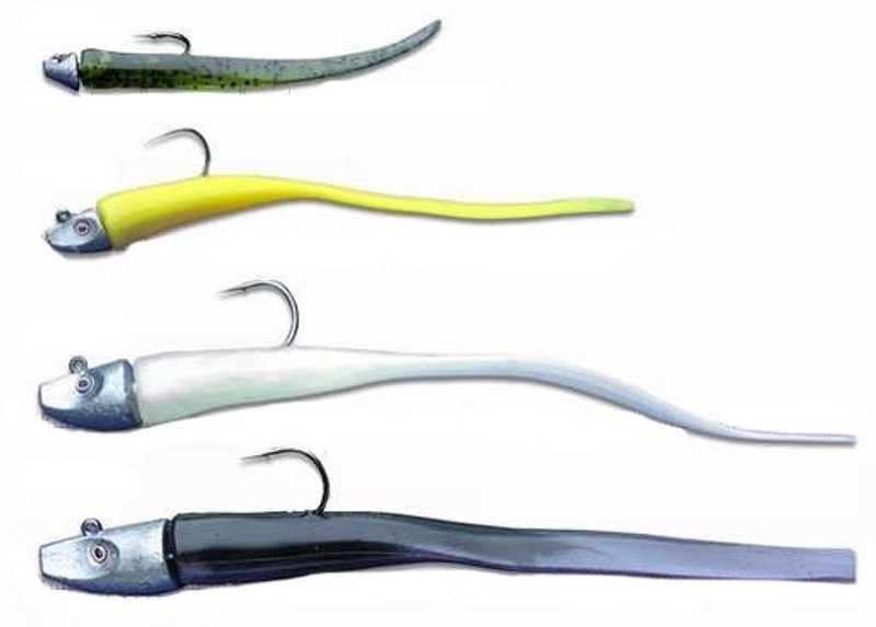 Al Gags EEL1 Whip-It Eel Lure 8in - TackleDirect