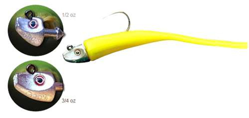 Al Gags Whip-It Fish Lure 4oz - Pearl Silver - TackleDirect