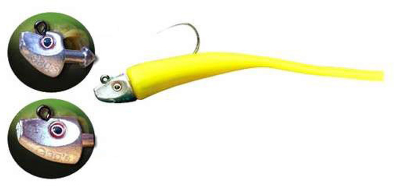 Al Gags EELTS2 Whip-It Eel Tuna Lure 10in 01 Black