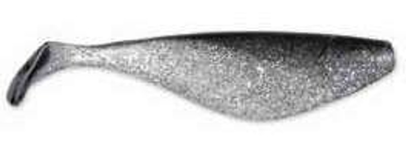 Bass Assassin Salt Water Curly Tail Shad 4 Inch Chartreuse 6 Count