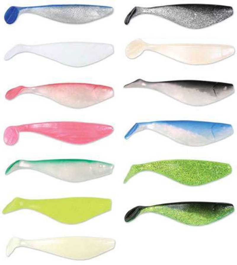  Sea Striker 3SSMBB Swim Shad, 3 Mullet, 4/Pack