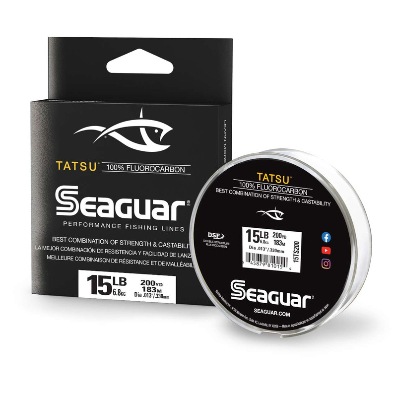 Seaguar 15 TS 200 Tatsu 200Yds Fluorocarbon Line - TackleDirect