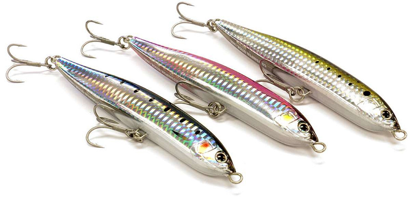 Shimano Current Sniper Jerkbait Lure - Injured Mackerel Color, 140mm, 32g (OM140PEIM)