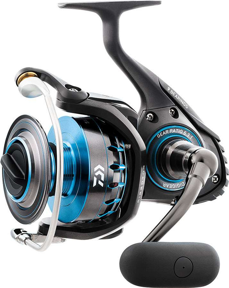 Daiwa BG Saltwater Spinning Reel 2500, 5.6:1 Gear Ratio, 6+1