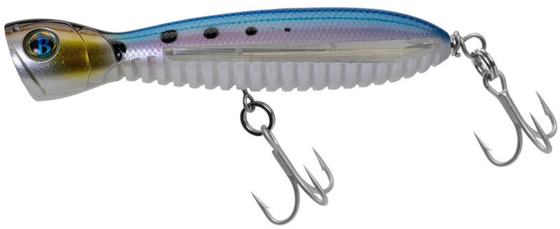 Leurres De Pêche Spinning Ocean Born Flying Popper 140 Sk, Couleur American Shad - Neuf Sous Blister