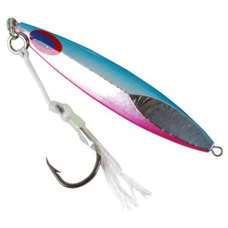 Ocean Tackle OTI-1109-135 Slow Pitch Jig 135g Blue/Pink - TackleDirect