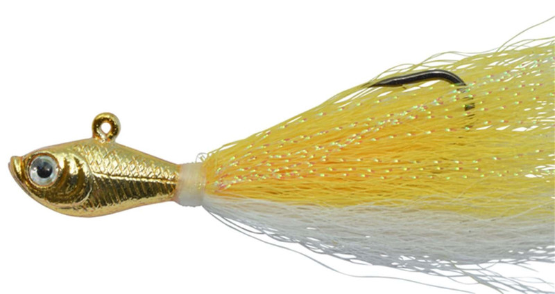 Spro Bucktail Jig-Pack of 1, Mullet, 4-Ounce