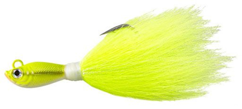 Spro Prime Bucktail Jig - Glow - 3 oz