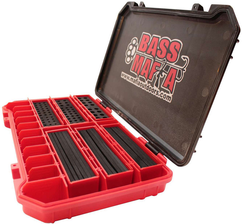 Bass Mafia Coffin 3700 2.0 New & Improved Durable Waterproof Tackle Tray