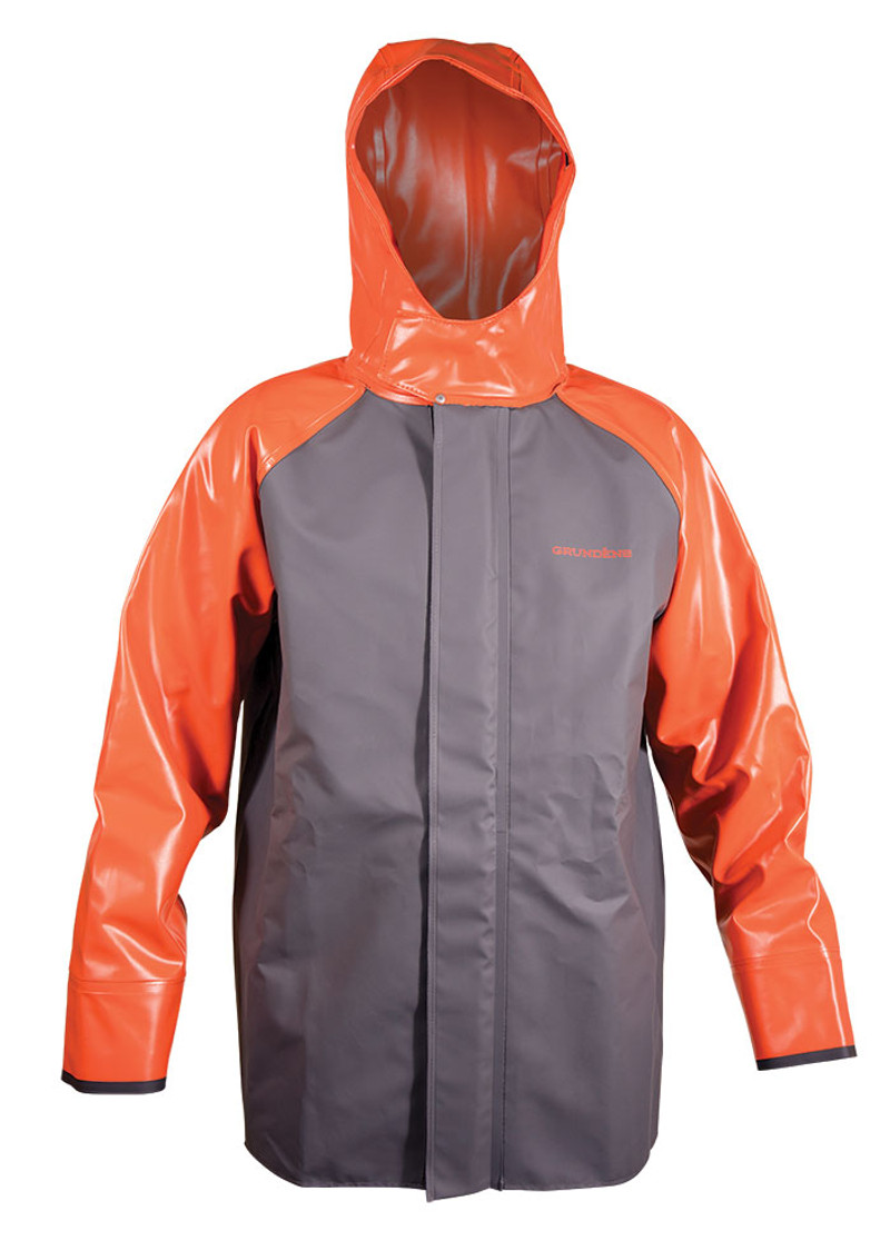  Grundéns Men's Brigg 40 Fishing Jacket, Orange - 3X