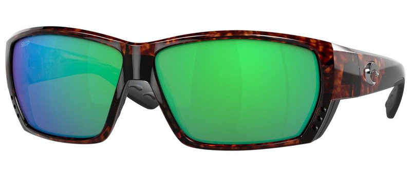 Costa Del Mar Tuna Alley Sunglasses - Tortoise/Green Mirror 580P