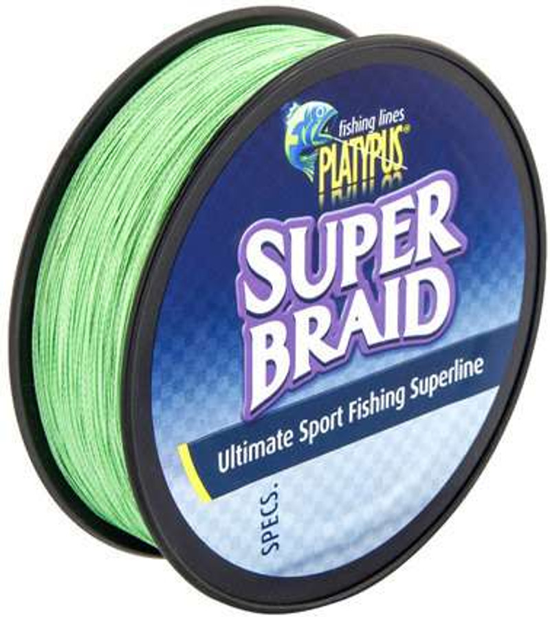 Platypus Super Braid Fishing Line - 4 lb