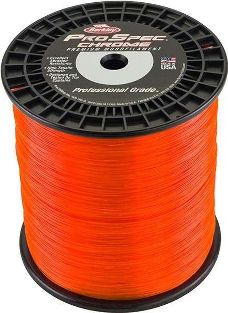 Berkley ProSpec Chrome - 3 lb. Spool - Blaze Orange 60 lb. / 2100 yd.