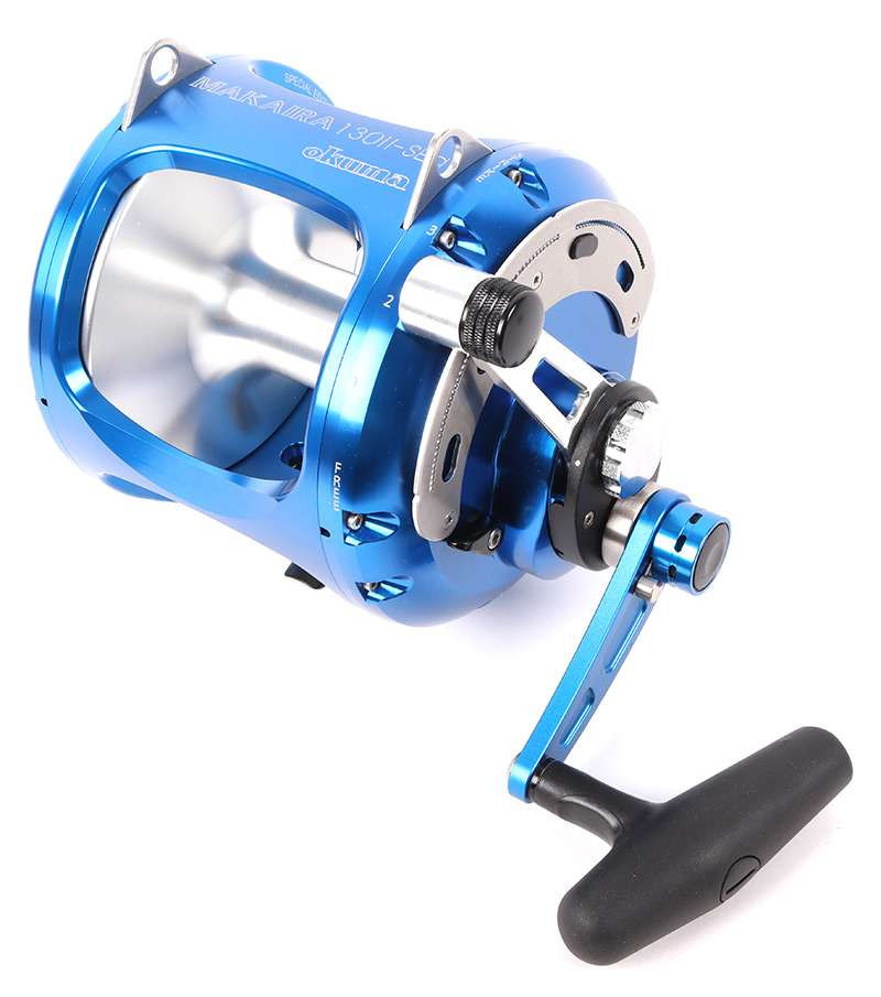 Okuma Makaira MK-130II 2 Speed Lever Drag Overhead Fishing Reel