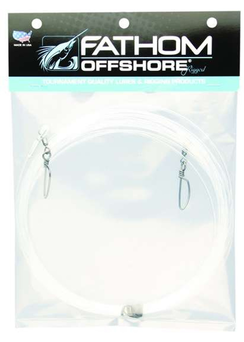 Fathom Offshore Shock Leader 300 lb. Mono 30 ft. Long - TackleDirect