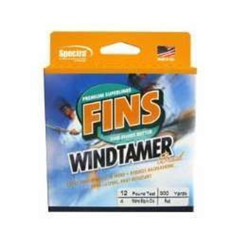 Fins Spectra 300-Yards Windtamer Fishing Line, Slate Green, 20-Pound