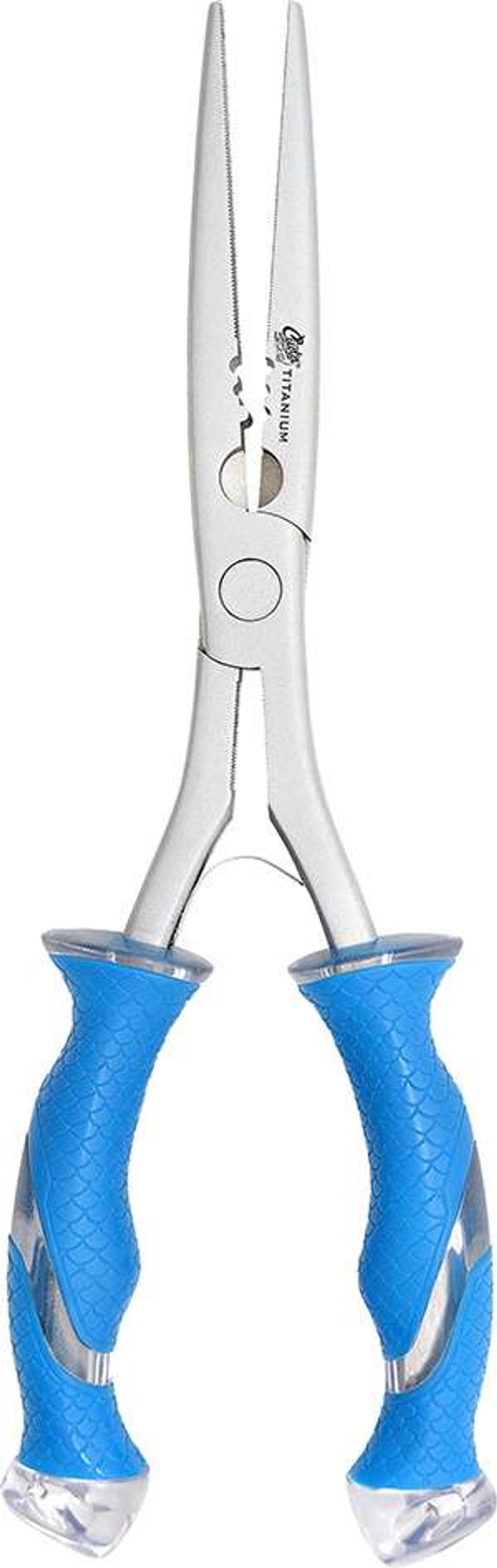 Cuda 10.25in Titanium Bonded Long Needle Nose Pliers - TackleDirect