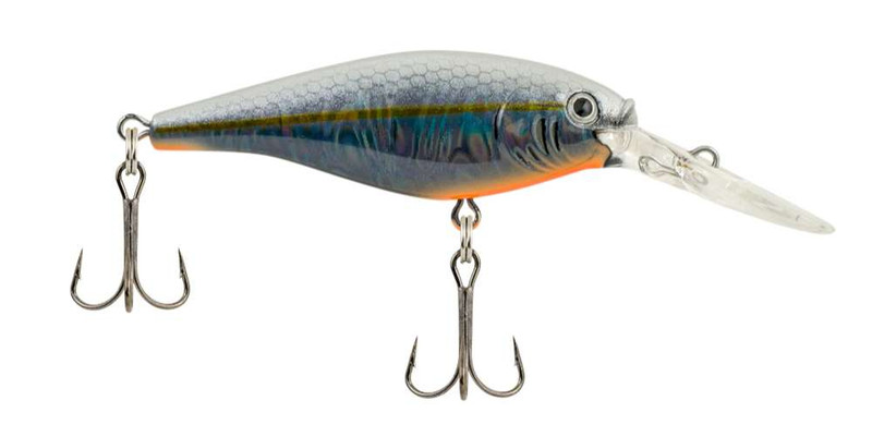 Berkley FFSH7M Flicker Shad Pro Slick Lure - Slick Black Pearl