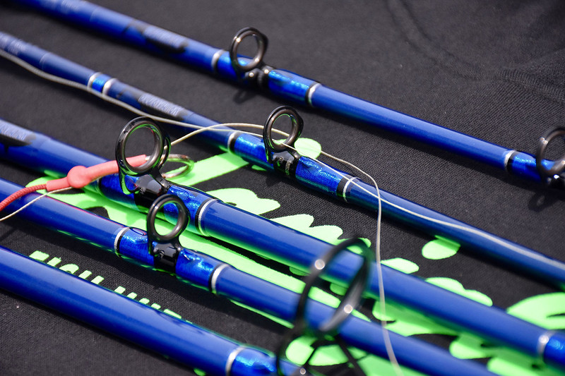 Top Quality Boat Marine Hardware 4 Tubes Linked Blue Fishing Rod