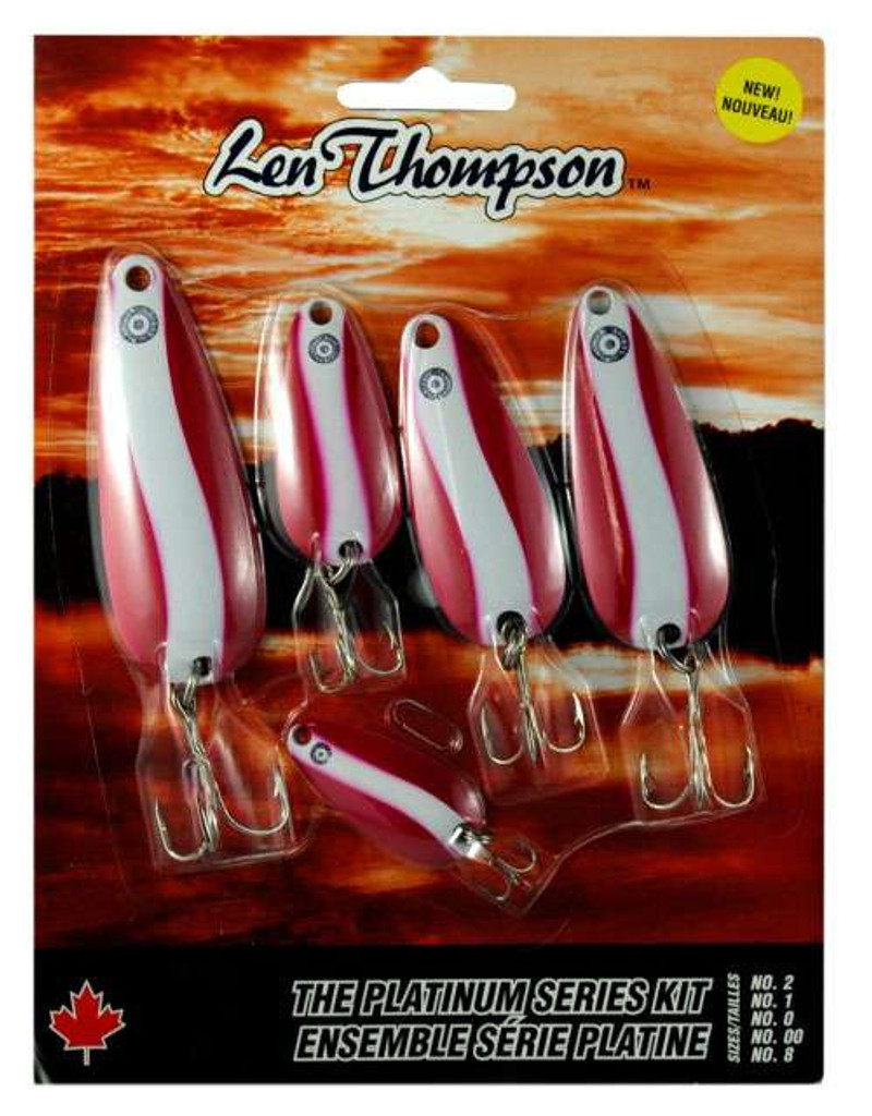 Len Thompson Platinum Series 5 Piece Lure Kit - Reverse Red - TackleDirect