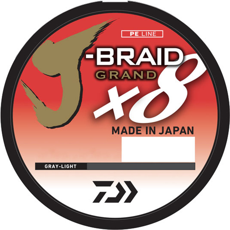 Daiwa J-Braid Grand - Gray Light - TackleDirect