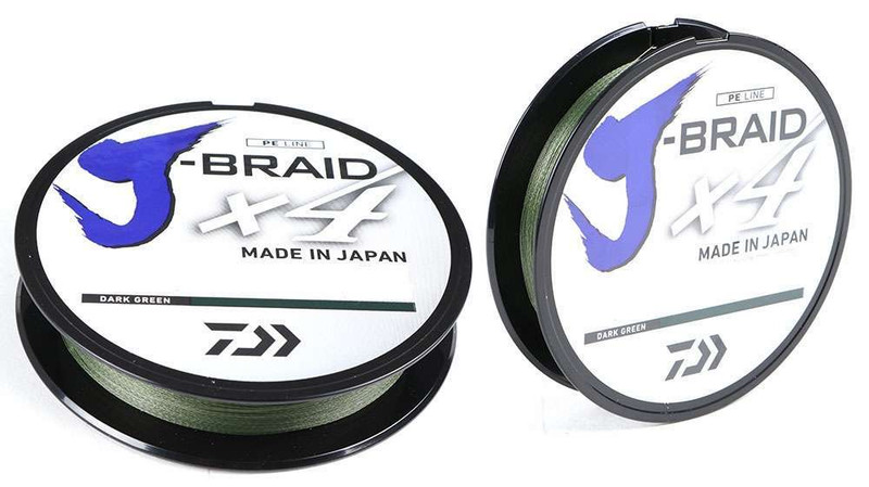 Daiwa J-Braid X4 Braided Line Dark Green 150Yd – Hammonds Fishing