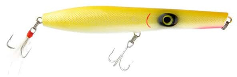 Guides Secret Shore Catch Poppa Pencil Lures YWB Yellow/White Belly