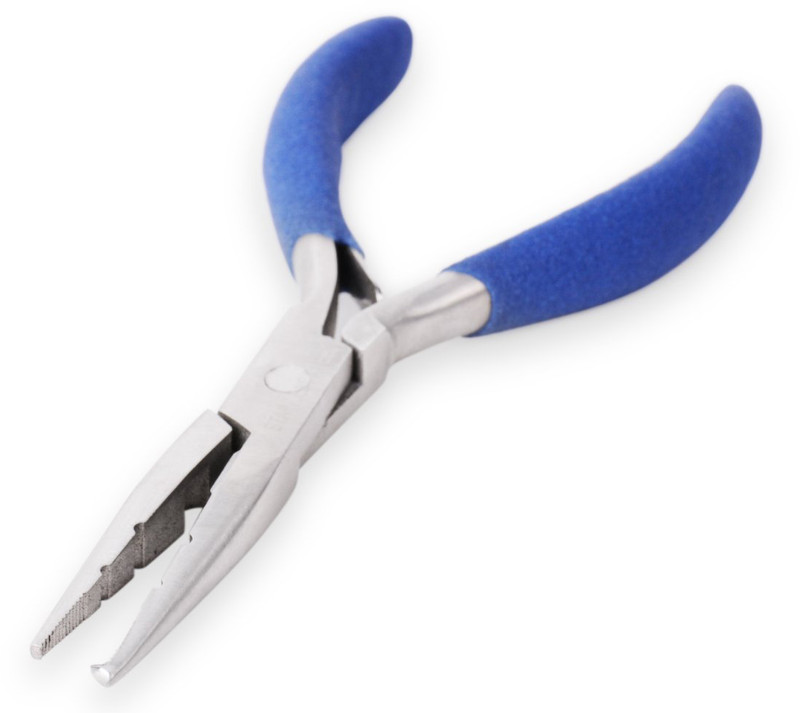 Mustad MT043 5-1/2 inch Stainless Steel Micro Split Ring Plier -  TackleDirect