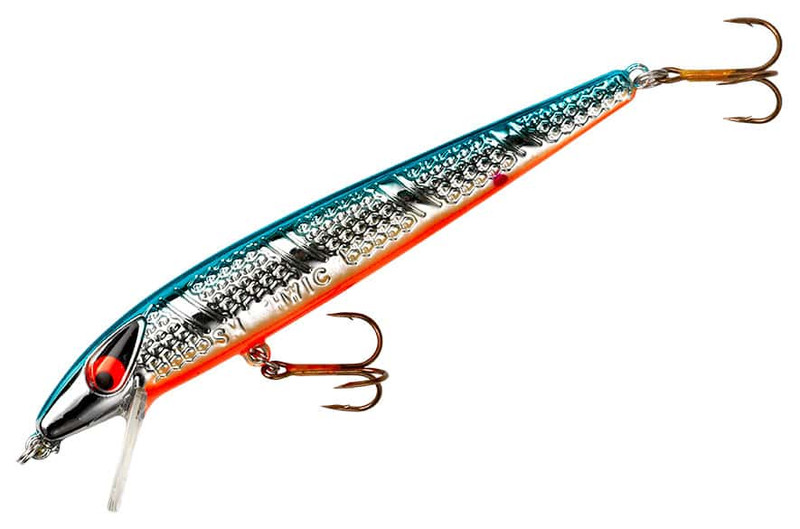 Smithwick Suspending Super Rogue Jr. 4 1/8in Chrome/Blue/Orange