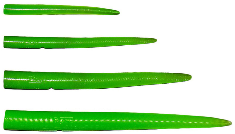  RONZ Lures Replacement Tails 6 10ct (6BTGG) (Green Glow) :  Sports & Outdoors