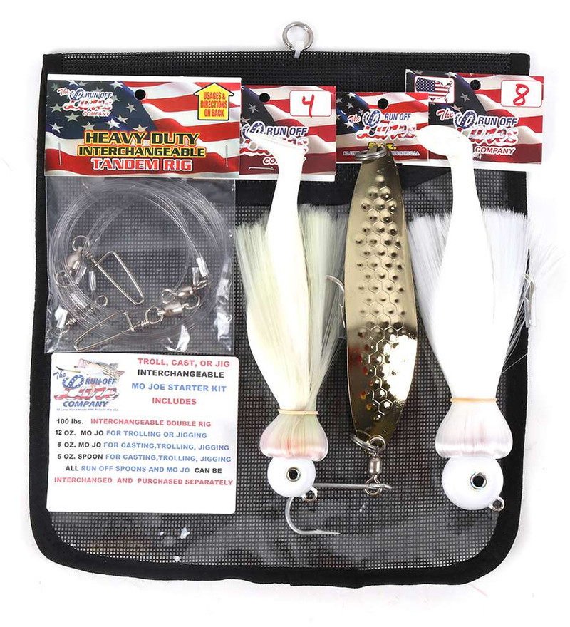 Run Off Lures MoJo Starter Kit 8oz/12oz White