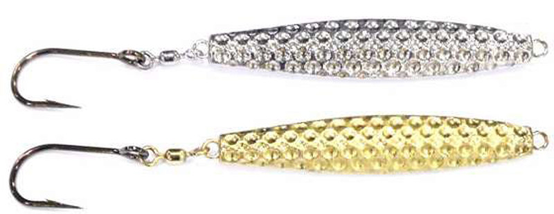  LAST CAST TACKLE 2-8oz Chrome Hammered Hex Diamond Jig - 2  Pack - 3 Sizes to Choose from (2oz) : Sports & Outdoors