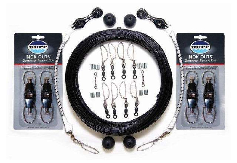 Rupp CA-0026-MO Double Rigging Kit with NOK-OUTS, Black Mono