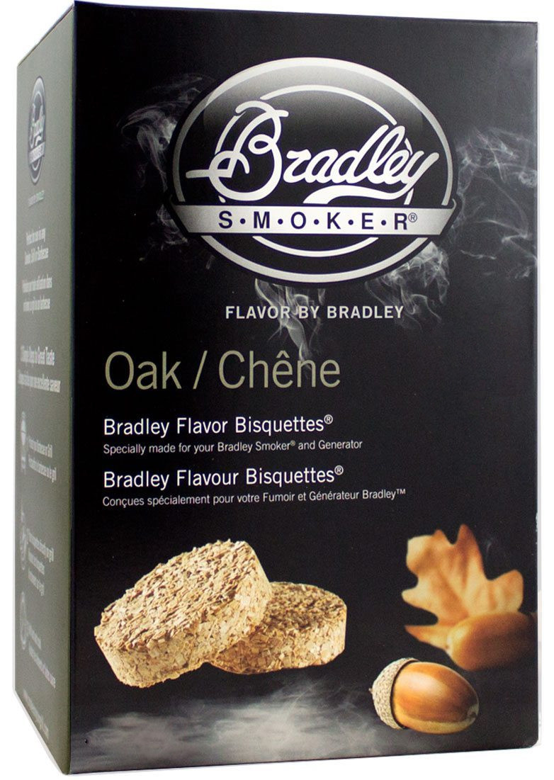 Bradley Smokers Smoking Bisquettes Oak 24 Pack TackleDirect