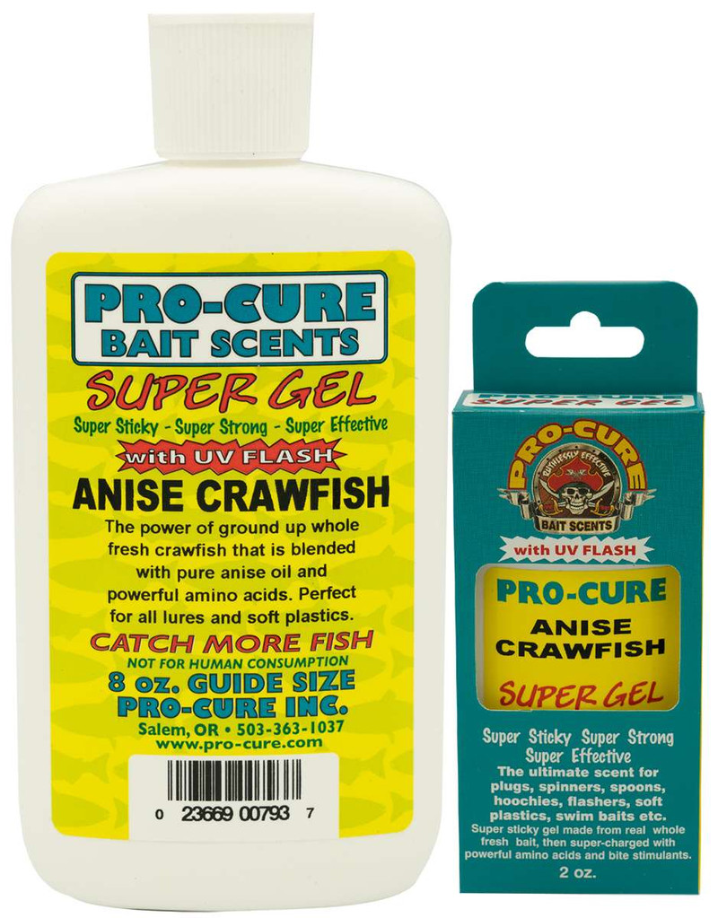 Pro-Cure Super Gel Freshwater & Saltwater Fishing Attractant 8 oz