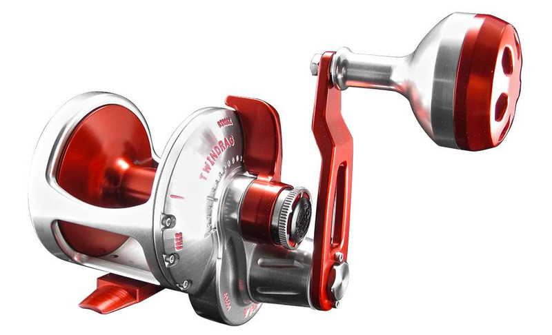  Accurate Valiant BV2-500L Reel - Left-Handed - Red/Silver :  Sports & Outdoors