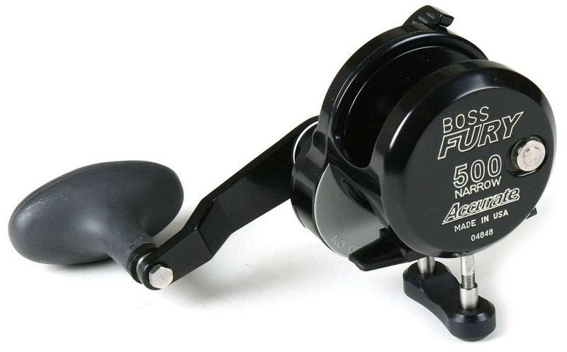 Accurate FX-500XN-B Fury Single Speed Reel - Black