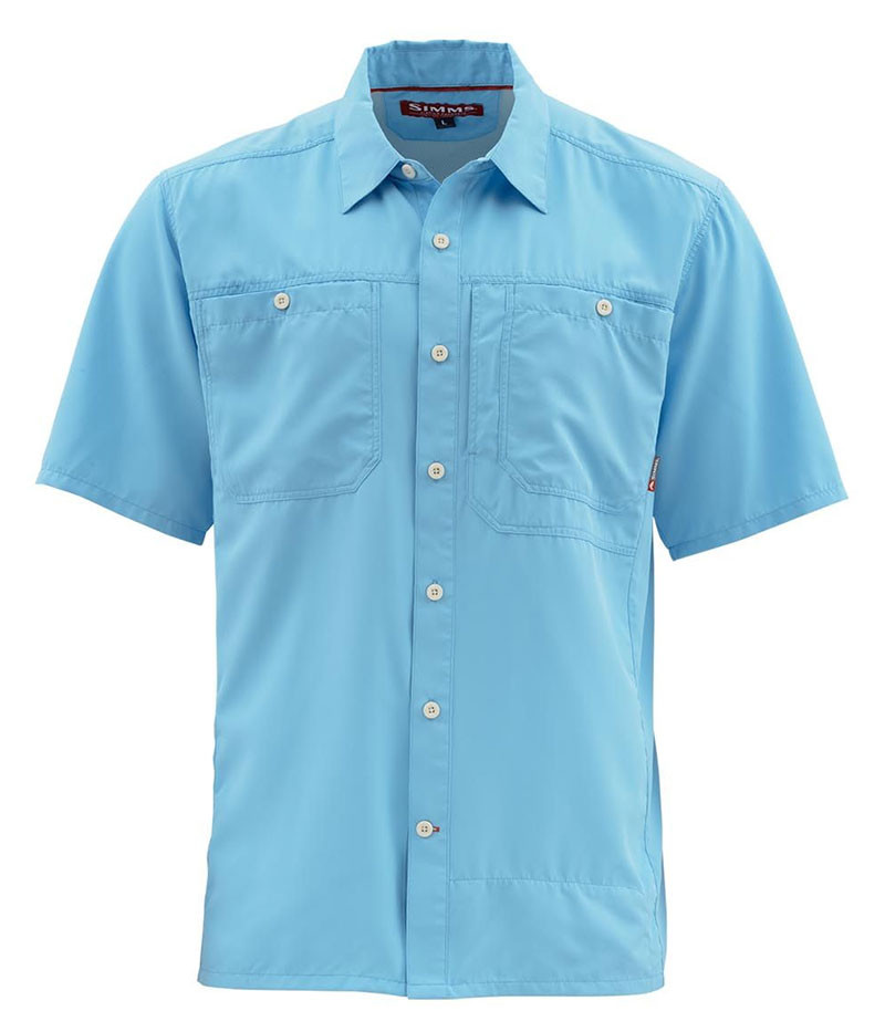 Simms PG-12144 Ebbtide Short Sleeve Shirt - Glacier - TackleDirect