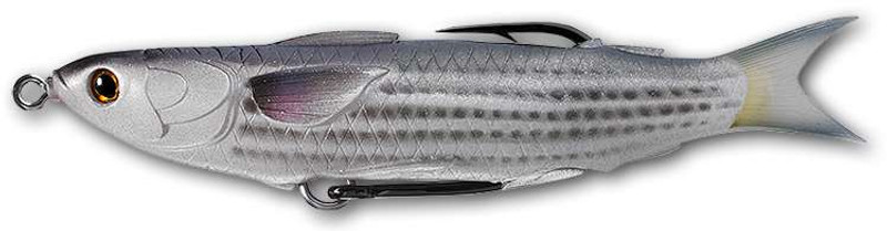 LIVETARGET MUH115T721 Mullet Hollow Body Lure - 4-1/2in