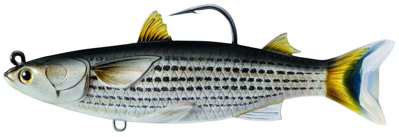 LIVETARGET MUS120MS717 Mullet Swimbait Lure - 4 1/2 in.