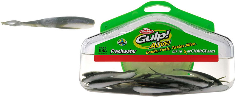 Berkley GAFHPMI21/2 Gulp Alive 2 1/2 Minnow Emerald Shiner