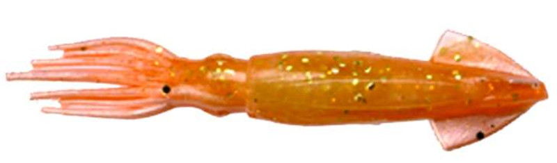 2 Packs Berkley Gulp Saltwater Fishing Baits 3 Squid Sugar & Spice Glow