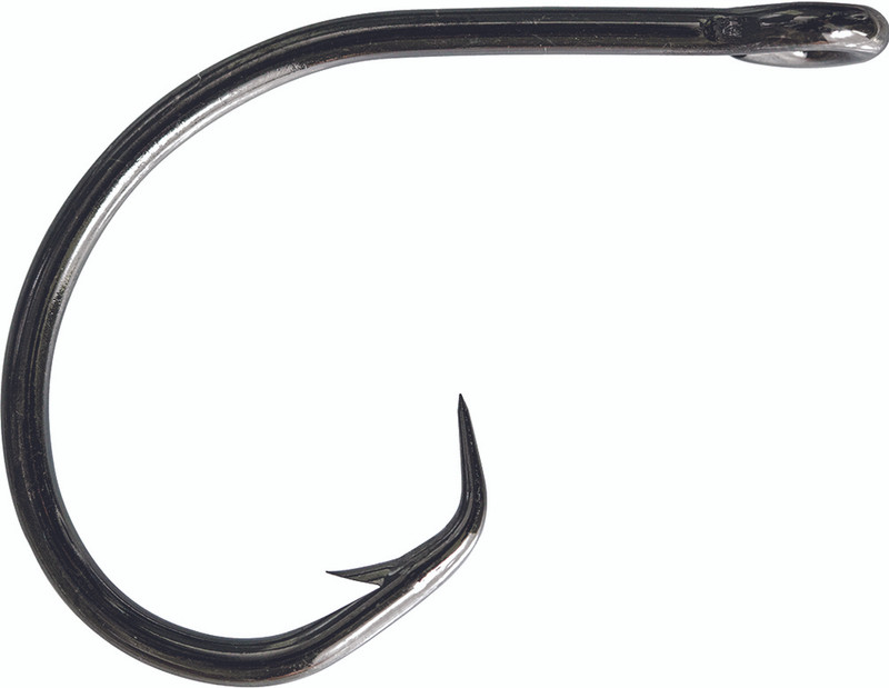 25 Mustad 39931NP-BN Ultra Point Size 5/0 Inline 1X Long Circle Hooks 2X  Strong