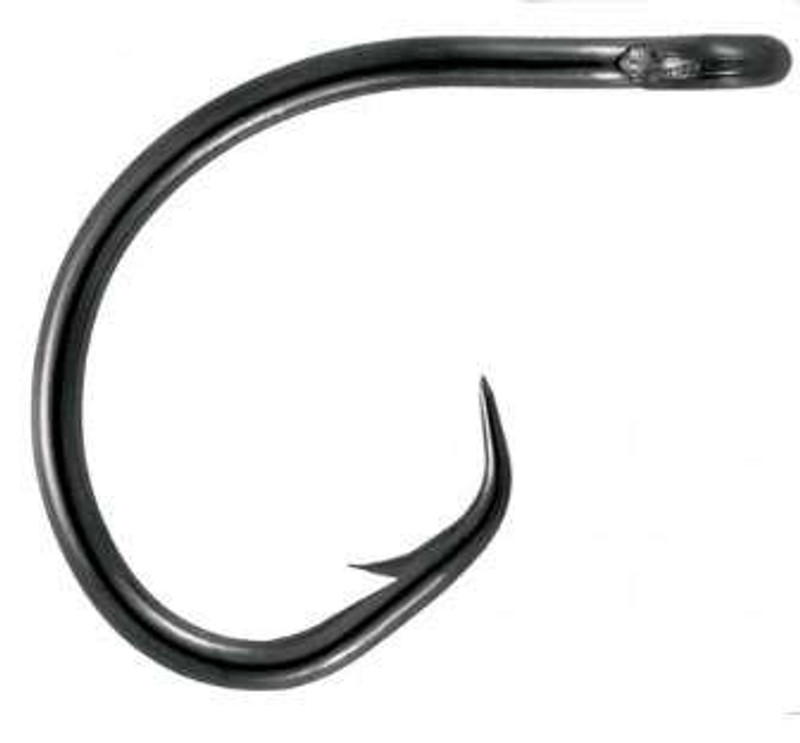 Mustad 39950NP-BN, 10/0, 3X Non-Offset Circle, Black Nickel - 25PK – J&M  Tackle