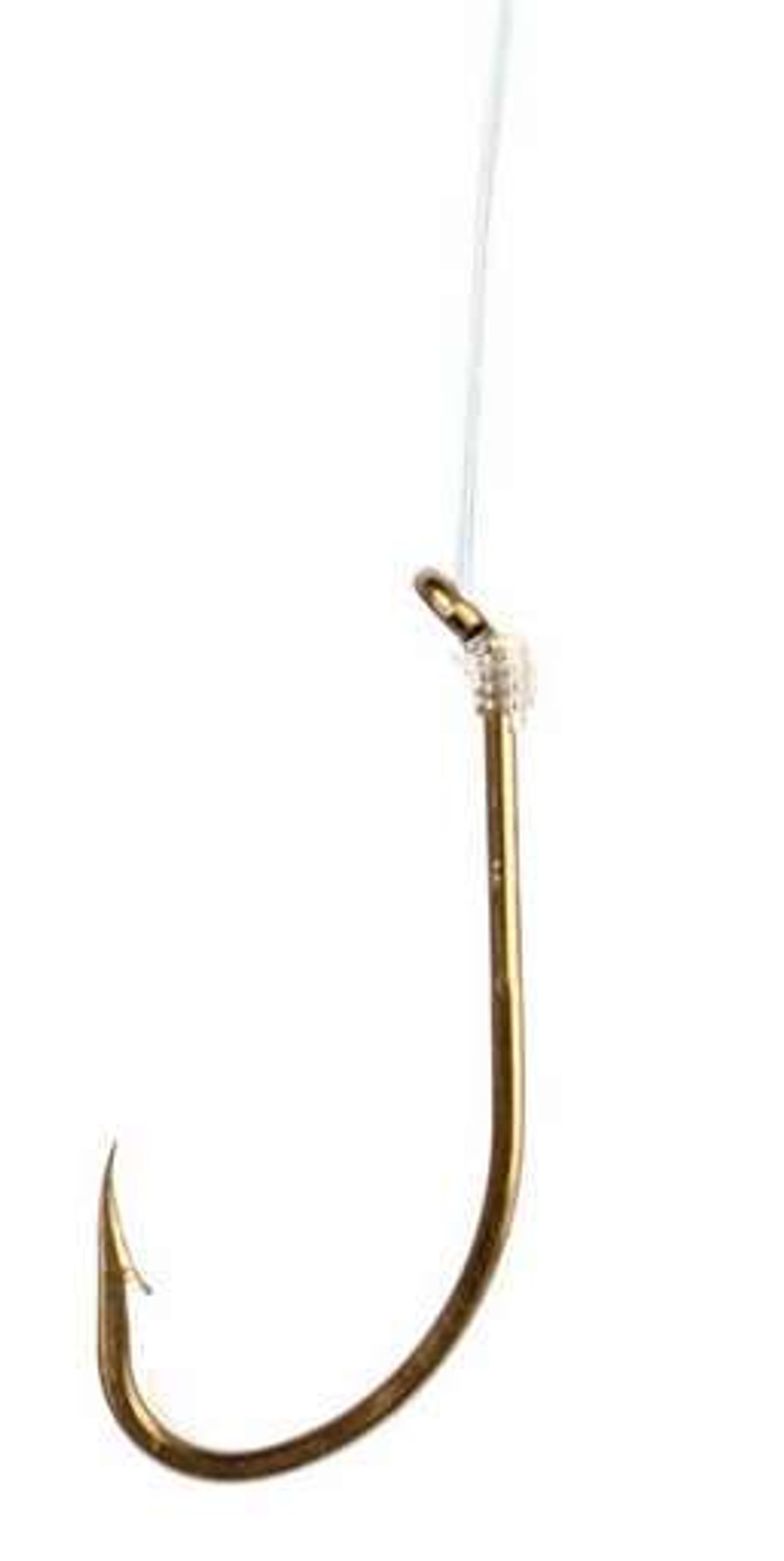 Eagle Claw 139H-1 Baitholder Snelled Fish Hook., 6 Piece (Bronze