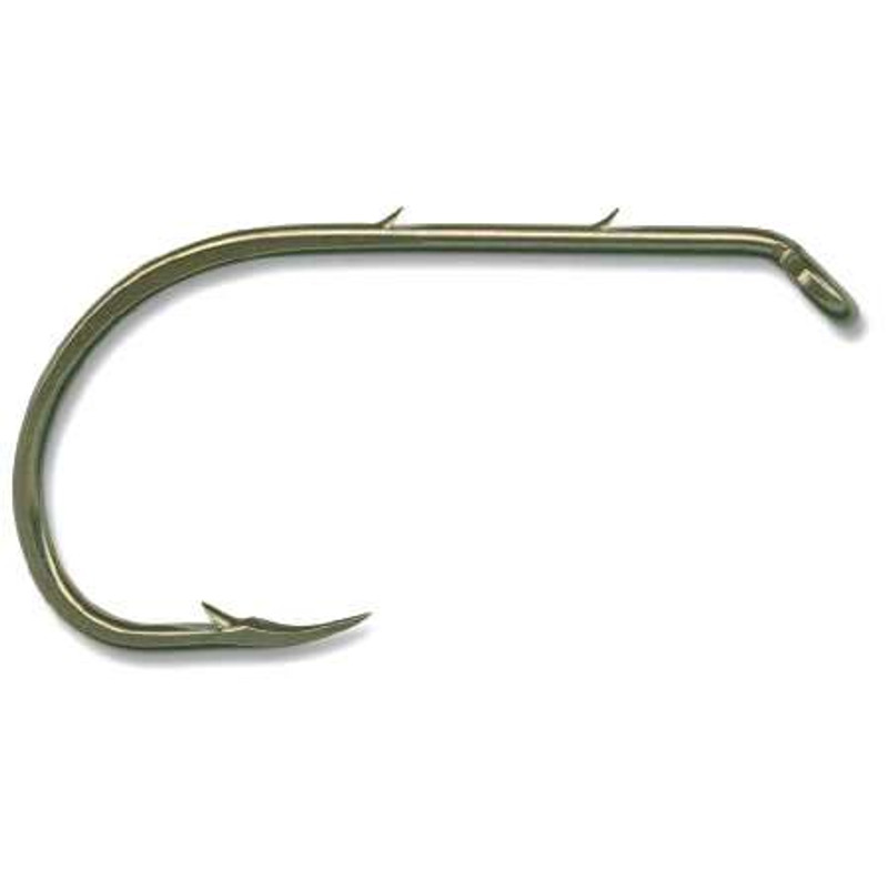 Mustad 92641-BR-3/0-100 Classic Beak Hook Size 3/0 Forged 2
