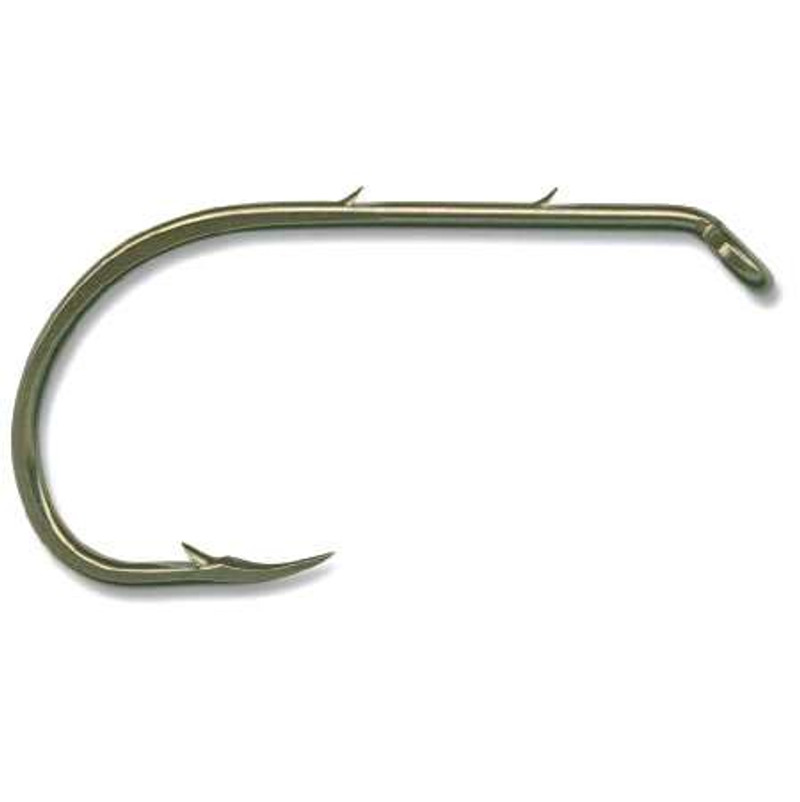 Mustad Classic Snelled Beak Hook - Bronze Size 4 - Great Lakes