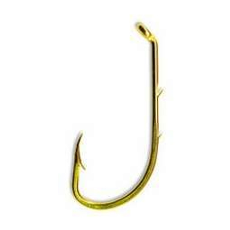 Mustad Aberdeen Hook Ringed - Gold 2